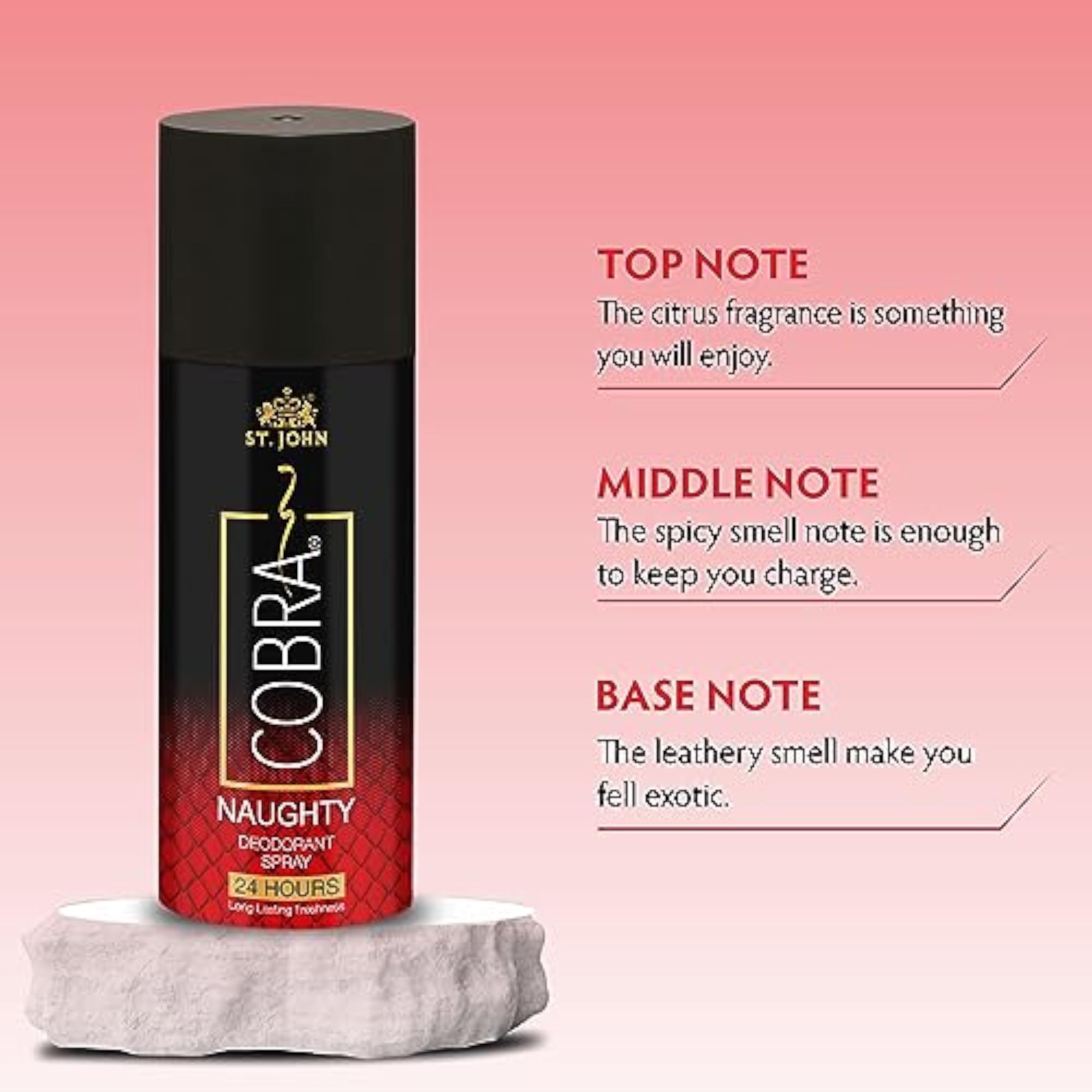 ST. COBRA Irresistible Scent Deodorant Spray
