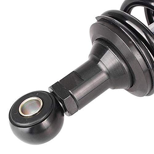 Mallofusa 13.5 Inch 340Mm Pair Motorcycle Shock Absorbers Air Rear Suspension Universal Compatible For Honda Suzuki Yamaha Kawasaki Black #TOP3