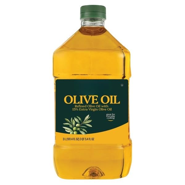 Extra Virgin Olive Oil , A good olive oil can transform food , Brings brightness, depth, and complexity to the dish . 3 L [ 101 oz , 6.3 lb ]