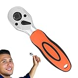 ♝Herramienta de grado profesional: esta mini llave de trinquete es perfecta para apretar o aflojar sujetadores, admite liberaciones rápidas y admite varios enchufes de conversión de extensión.