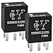 Automotive Relay 92181835 (Pack of 2), 12VDC 5Pins 1 Form C SPDT Automotive Relay Compatible with 12077866 G8V-RH-1C7T-R-DC12