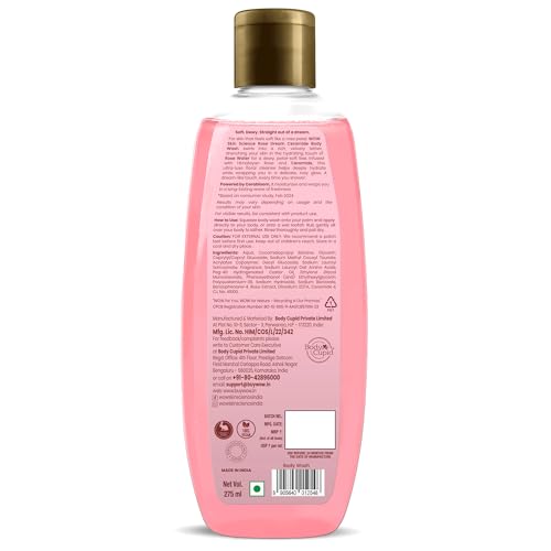 Image of WOW Skin Science Rose Dream� Ceramide Body Wash | Ceramide for Deep Hydration & Skin Barrier Support | Himalayan Rose for a Petal-Soft Feel | Up To 12-Hour Long-Lasting Freshness | 275ml