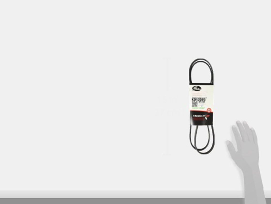 Gates K040595 Micro-V Serpentine Drive Belt