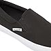 Lacoste Men's Slip-On Base Sneaker, Black & White, 10.5