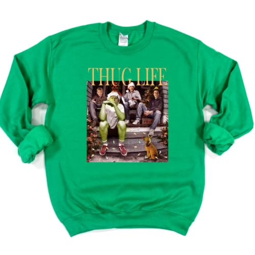 Thug Life Christmas Sweatshirt, Character Xmas Sweatshirt, Viral Christmas Thug Life Sweatshirt, Funny Christmas Thief Tee, Christmas Movie Hoodie.3