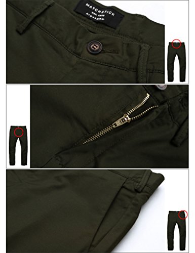 Image of Match Men's Regular Fit Comfort Stretch Casual Chino Pants