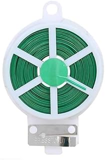 سلك ربط ملتوي للحديقة بطول 30 م، مصمم بقاطع للنباتات وتنظيم الكابلات وإغلاق الأكياس، سلك معدني متعدد الأغراض للمنزل والحديقة والمكتب والتخزين من هوميرا