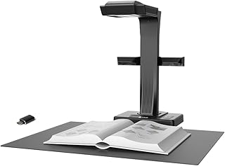 CZUR ET24Pro-USBC ドキュメントスキャナー 2400万画素 非破壊 スキャナー HDMI対応 ブックスキャン 自動平坦化 歪み補正 a3 スキャナ ocr 機能 日本国内専用 (ET24Pro-USBC)