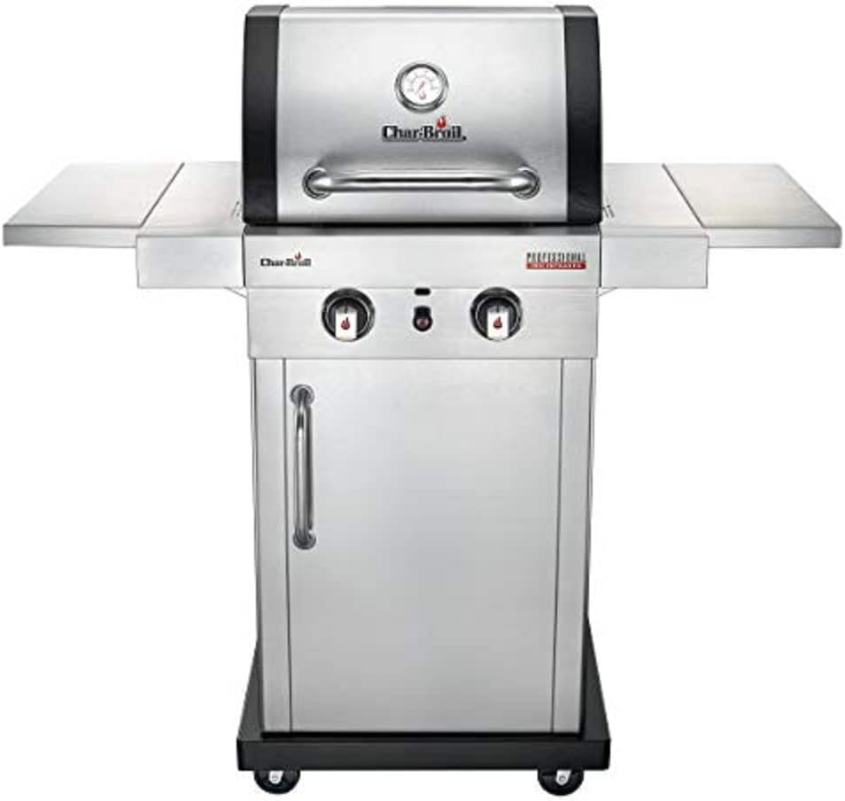 Char-Broil Gas BBQ Professional 2200 S - 2-burner Barbecue with TRU-Infrared Technology - Ideal for Outdoor Cooking, Garden, Balcony and Patio, Stainless Steel Finish
