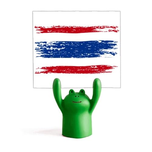 Drapeau de la Thaïlande aquarelle sur support grenouille pour décorer le salon