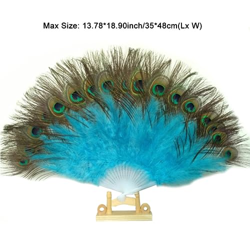 Éventail de danse Wudaizhi robuste anti-perte de plumes pour scène - 3