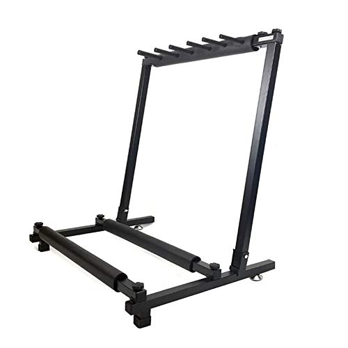 GRAEBA Support De Guitare Multi Guitare Stand 5 Support d’affichage Universel Pliable Rack Portable Noir for Acoustique… - Les Beatles, Paul McCartney, John Lennon, RIngo Starr, George Harrison GRAEBA Support De Guitare Multi Guitare Stand 5 Support d'affichage Universel Pliable Rack Portable Noir for Acoustique… – Image 3