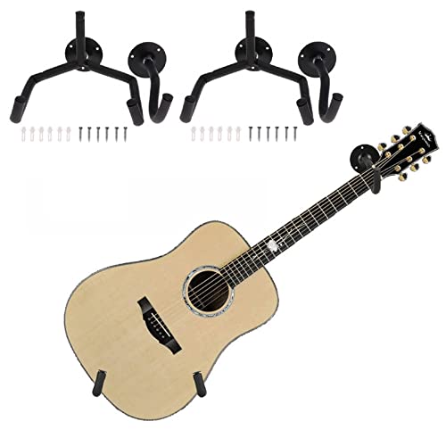 EdirFtra 2 Set Guitar Wall Guitar Crochets - Les Beatles, Paul McCartney, John Lennon, RIngo Starr, George Harrison EdirFtra 2 Set Guitar Wall Guitar Crochets