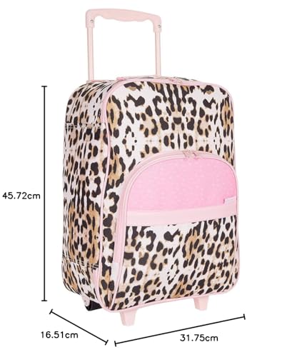 Image of Stephen Joseph Kids' Luggage, Leopard, One Size, Luggage