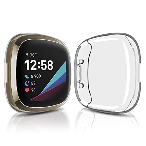 TPU Material Screen Protector Compatible with Fitbit Versa 4 Smartwatch