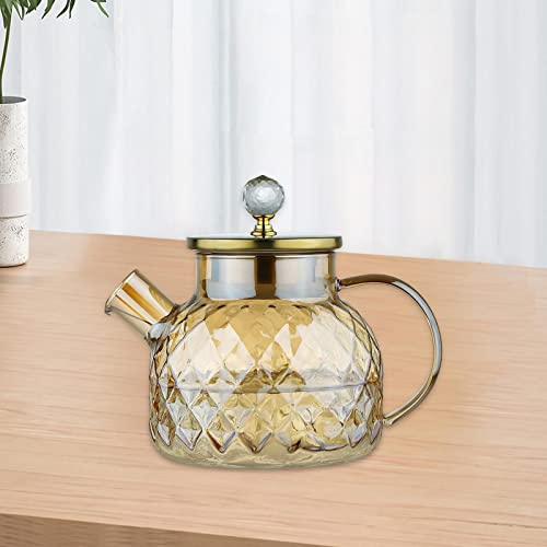 Bouilloire en verre multifonctionnelle avec carafe à thé et pichet 1000mL - 5