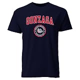 Barnesmith Short-Sleeve T-Shirt Gonzaga University Bulldogs, Heritage, Navy, Large