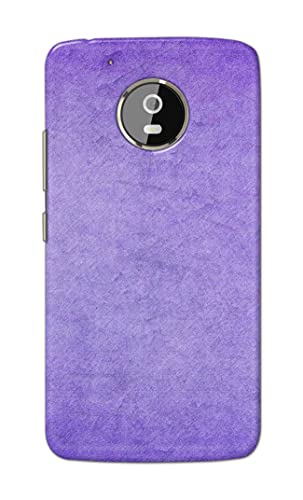 Image of Plain Purple Hard Back Case Cover for Motorola Moto G5 Plus (5.2 inch), XT1684, XT1685, XT1687 Back Cover -(J5) VNS2226
