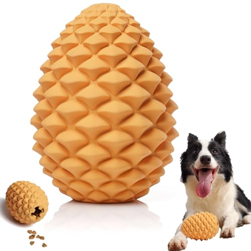 MITOCAPY Dog Chew Toys Gift - Pine Cone Treat Dispenser