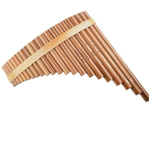 Pan Flute Instrument Pan Flute Instrument Professional Performance 22-tube Entry-level Bitter Bamboo Pan Flute(C)