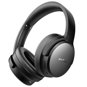 EarFun Tune Pro Over-Ear Kopfhörer Kabellos, Aktiver Geräuschisolierung, Dual-Dynamic-Treibern, Hi-Res Audio, 120 Std. Akku, Bluetooth 5.4 Kopfhörer mit 5 KI-Mikrofone, Multipoint, APP, Theatermodus