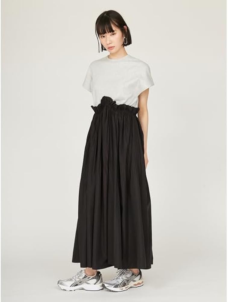 エミカットドッキングプリーツワンピース Amazon.co.jp: [エミ] カットドッキングプリーツワンピース