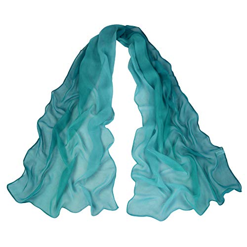 PANTONIGHT Long Chiffon Sheer Scarf Gradient Shaded Colors Lightweight Scarf For Womens2