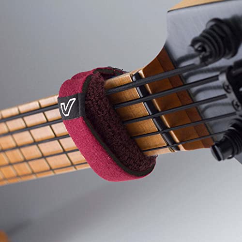 Image of Gruv Gear FretWraps HD 3-Pack inchFire inch Guitar String Muters, Red, Extra Large