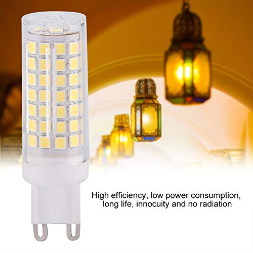 Yctze Corn Lamp Bulb, E12 E14 G9 BA15D 6W 85V-265V 88LED Corn Bulb Lamp Light for Home Indoor Decorative Lighting (G9-Warm White) - Image 3