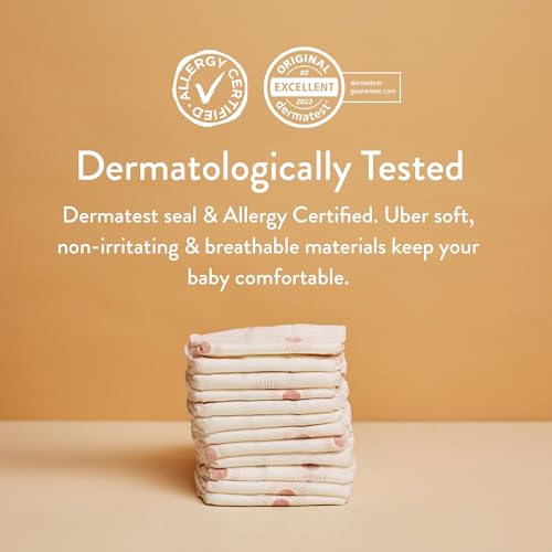 Image of Joonya Baby Diapers, Size 2 S (7-13 lb) - 1 Bag of 30 - Non Toxic, Eco-Friendly, High Absorbency, Overnight Use, Ultra Slim & Soft - Made in Denmark