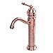 Renovators Supply Manufacturing Bathroom Faucets 11.75 in. Cast Brass Bathroom Faucet with Antique Copper Finish