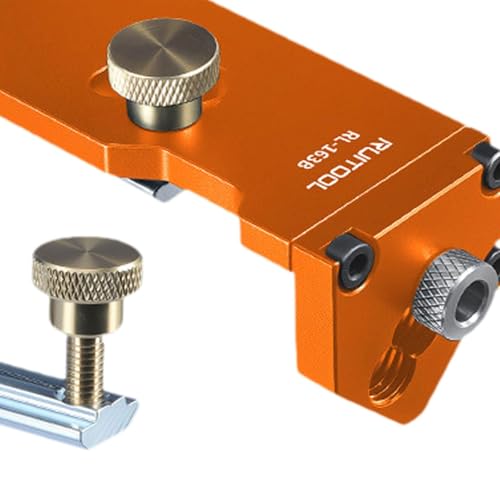 Gabarit de Perçage Profilé Aluminium Ajustable Outil Aide Perforation Menuiserie - 3