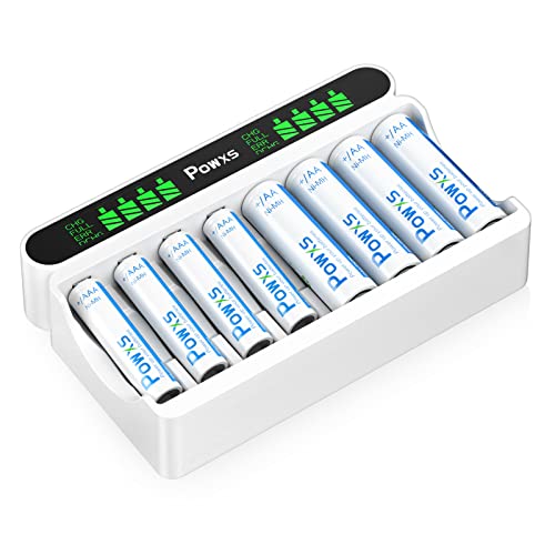 Panasonic Best Rechargeable Batteries AA with Quick Charger!
