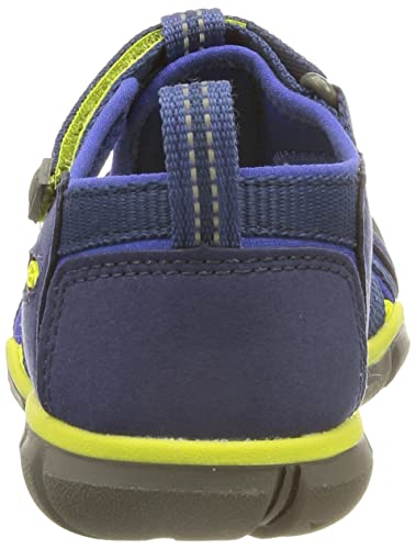 Keen Big Kid's Seacamp 2 Cnx Closed Toe Sandal, Blue Depths/Chartreuse, 6 Bk (Big Kid's) Us #TOP2