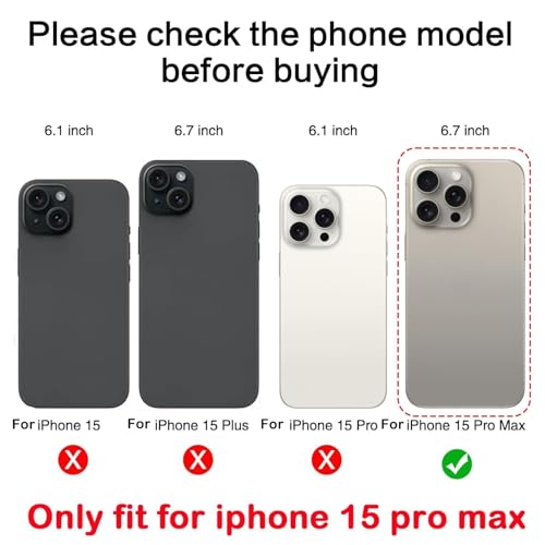 Vidrio de cámara trasera iPhone 15 Pro Max de alta resistencia con herramientas 2