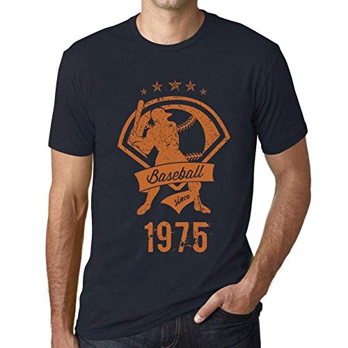 T-shirt baseball 1975 homme pour anniversaire 51 ans