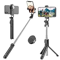 Bastone Selfie, Estensibile Selfie Stick Monopiede, Asta Bastone Selfie Treppiede con Bluetooth...