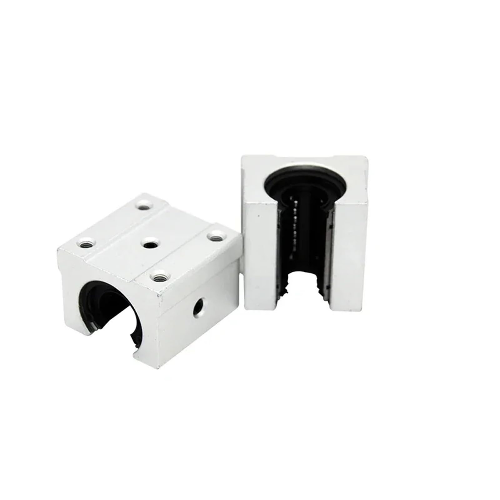 Guide lineari in miniatura SBR25, 2 pezzi, lunghezza 300 mm-1000 mm, con blocchi di scorrimento, 4 pezzi, set SBR25UU (850 mm)