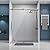 DELAVIN 56-60" W x 75" H Frameless Sliding Shower Door, Frameless Shower Door, Shower Glass Door with 5/16" (8mm) Clear SGCC Tempered Glass, Explosion-Proof Film, Stainless Steel Hardware, Gold
