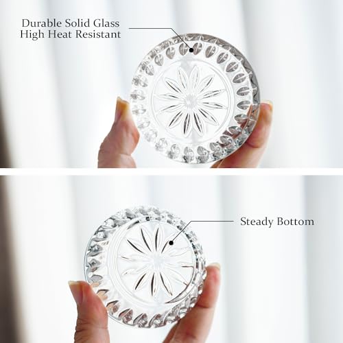 Kanpura Set Of 6 Clear Glass Dipping Bowls Set thumb #2