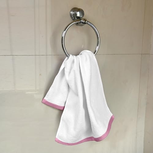Image of Divine Casa Cotton Face & Hand Towel Set - 500 GSM Quick Dry, Ultra Soft Bath Towels for Gym, Hotel, Travel & Daily Use - Pack of 4