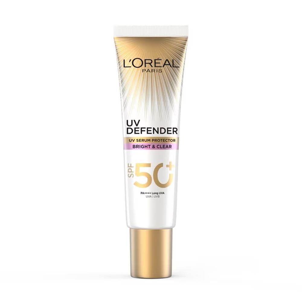 L'OREAL PARIS UV Defender Bright Clear All Skin SPF50+ PA++++ Long UVA 30 Ml.