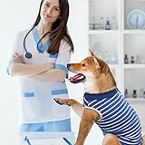 Erholungsanzug für Hunde,Chirurgische Genesungsanzug für Hunde Katzen nach der Operation,Kegel E-Halsband Alternative,Postoperative Bauchwunden Beschützer,Verhindern Lecken für Hündin Rüde Haustiere
