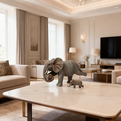 Figuras Familia Elefante Yoga 3 Piezas Decoración Hogar miniatura 6