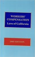 Workers Compensation Laws of California 2002 0820560669 Book Cover