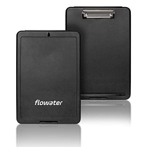 Flo Water Clipboards with Storage Writing Board for Professionals, Nursing Students & Medical Professionals - Light & Portable Organizer with Space for Papers, Pencils, Documents, Notebook