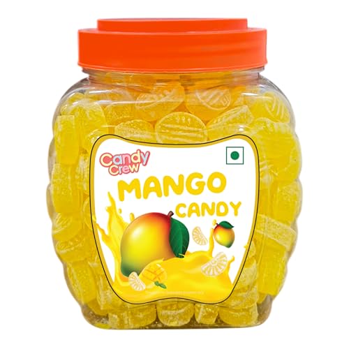 Candy Crew Mango Candy 500Grams Vegetarian No Transfat Sweet Toffee