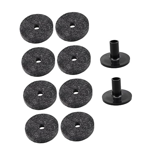 HEMOTON Drum Set Drum Pad Stand 8 Pcs 2.5cm Felt Pads for Drum Kit Supply Unique Design Craftsmanship