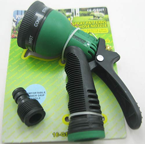 Garden Hose Nozzle Water Sprayer Sprinkler Head Insulated Nozzle 7 Spray Patterns