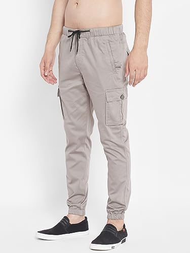 Image of SAPPER Men's Slim Fit Cotton Joggers